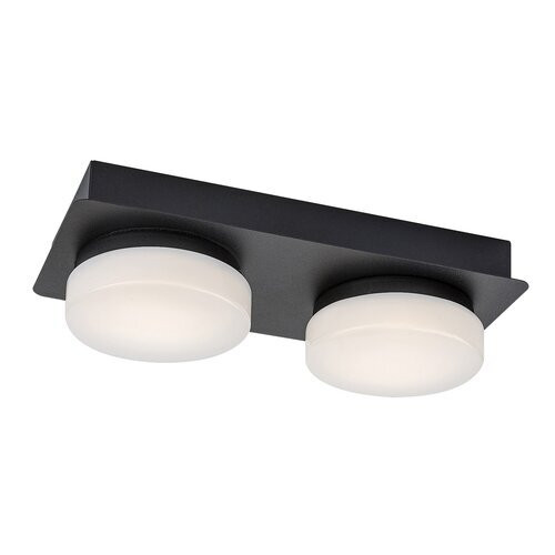 Rábalux , 75002 , Attichus , Fürdőszobai lámpa , matt fekete , IP44 , 4000K , 11W