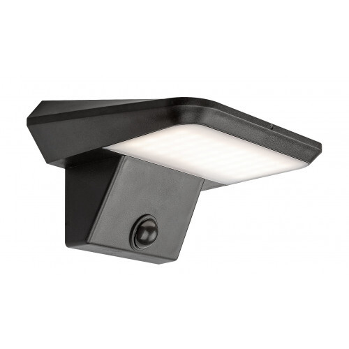 Rábalux , 77005 , Qesa , Napelemes lámpa , fekete , IP44 , 4000K , 10W