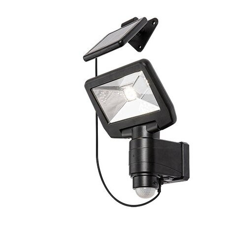 Rábalux , 77021 , Dojran , Napelemes lámpa , fekete , IP44 , 4000K , 5W