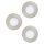 EGLO , 98634 , FUEVA 1 , süllyesztett lámpa , 3000 K , LED , 3X2,8W , IP20, IP44 , fehér