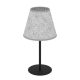 EGLO , 43986 , ALSAGER , asztali lámpa , E27 , 1X40W , IP20 , szürke