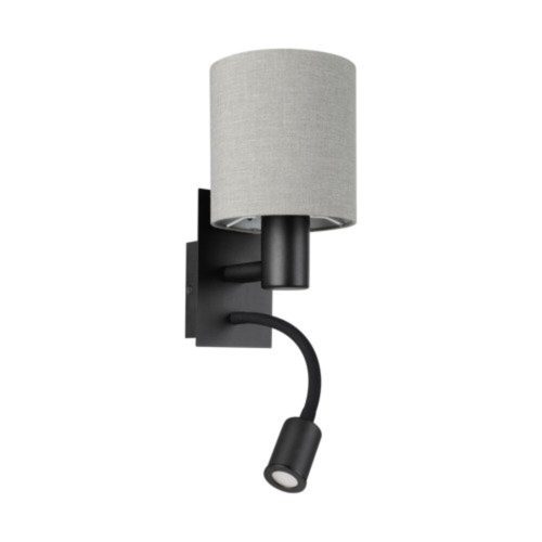 EGLO , 900701 , PASTERI , fali lámpa , E27 , 1X40W , IP20 , antracit-barna