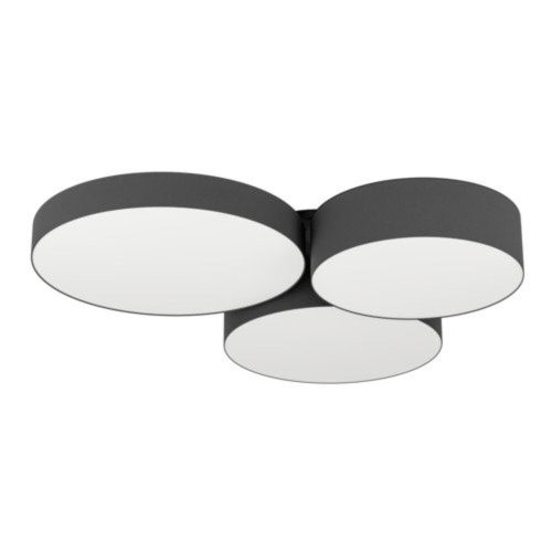 EGLO , 900853 , BARBANO-Z , mennyezeti lámpa , 2700 K  6500 K , LED , 3X7,5W , Yes , IP20 , fekete, fehér