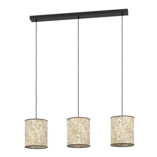 EGLO , 43937 , BUTTERBURN , függeszték , E27 , 3X25W , IP20 , bézs, zöld