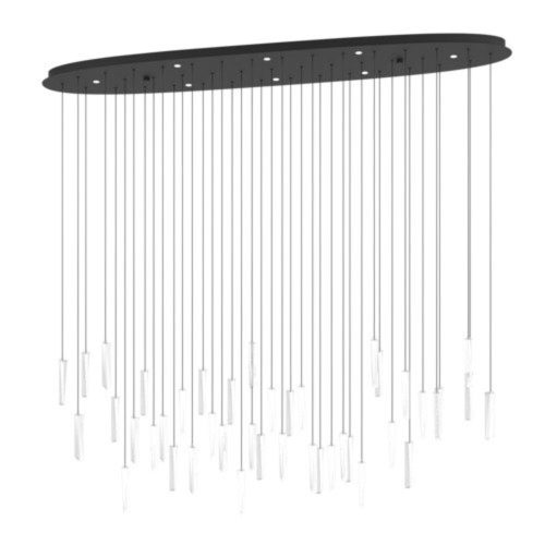EGLO , 390349 , SARDENARA , függeszték , 3000 K , LED , 8X5,4W , Yes , IP20 , átlátszó