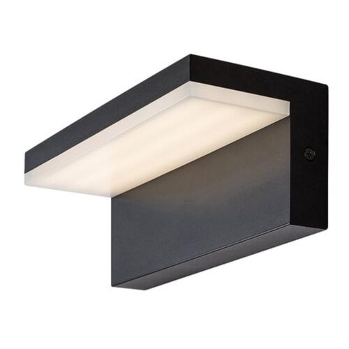 Rábalux , 77092 , Zaragoza , Kültéri fali lámpa , fekete , IP54 , 4000K , 10W