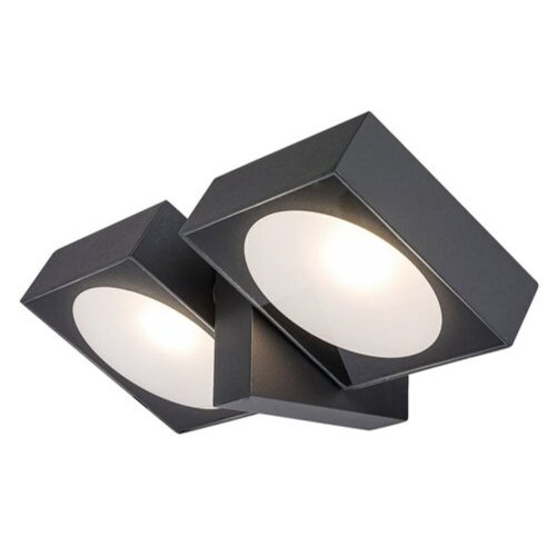 Rábalux , 77101 , Telde , Kültéri fali lámpa , antracit , IP54 , 3000K , 14W