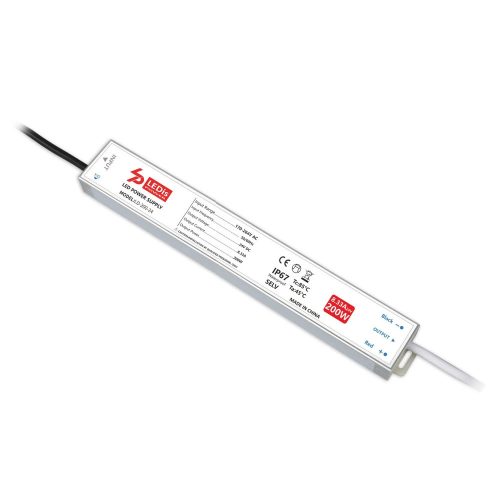 LEDis LED tápegység, 24V / 200W