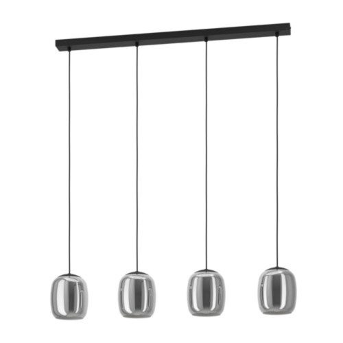 EGLO , 901193 , CIAMPINO , függeszték , E27 , 4X28W , IP20 , szürke