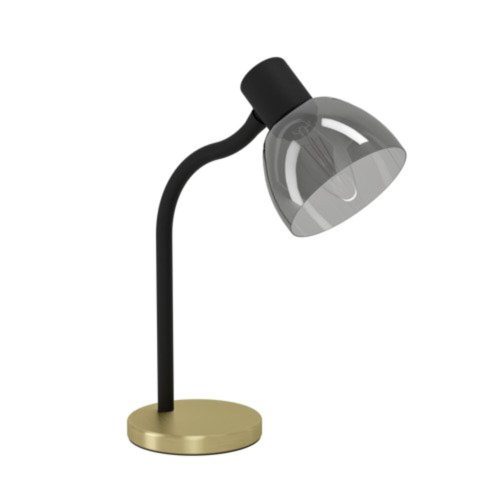 EGLO , 901062 , MACERE , asztali lámpa , E14 , 1X25W , IP20 , fekete-átlátszó