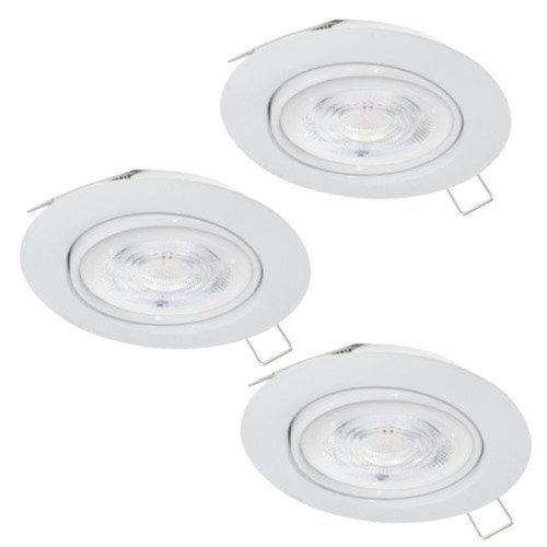 EGLO , 901759 , FAVAZZINA , süllyesztett lámpa , 2700 K , GU10 , 3X4W , IP20, IP44 , átlátszó