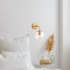 Opviq , 942FLG2179 , Horn - 12216 , Arany Színű , Fali lámpa , E14