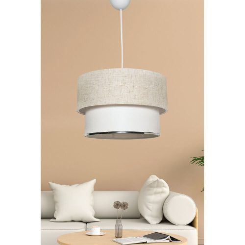 Opviq , 390FLH1669 , Corbeu - Cream , Krém 
Fehér Színű , Csillár , E27