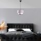 Opviq , 390FLH1818 , Cake - Light Grey, Silver , Szürke 
Ezüst Színű , Csillár , E27