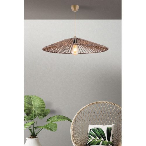 Opviq , 390FLH2271 , Conic , Barna Színű , Csillár , E27 Foglalattal