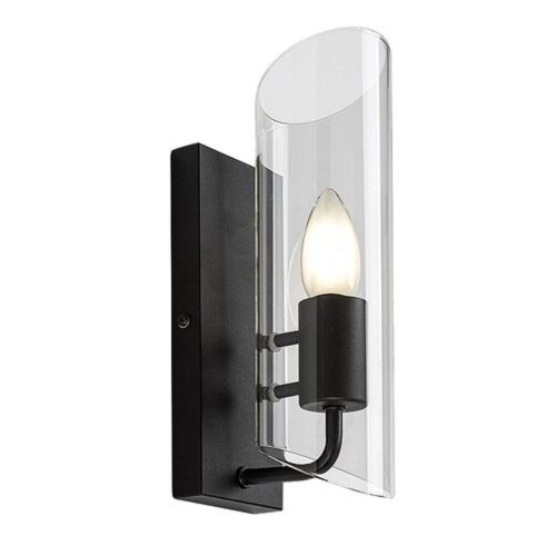 Rábalux , 75027 , Teodoro , Fürdőszobai lámpa , fekete , IP44 , E14K ,
