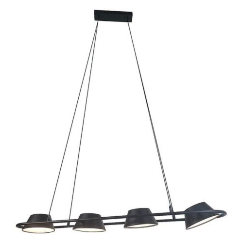 Rábalux , 72218 , Odiss , Függeszték , fekete , IP20 , 3000K , 36W