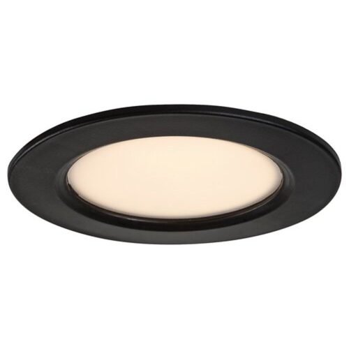 Rábalux , 71224 , Shaun2 , Ráépíthető és Beépíthető lámpa , fekete , IP20 , 3000K , 3W