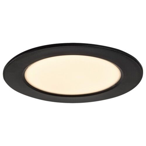 Rábalux , 71225 , Shaun2 , Ráépíthető és Beépíthető lámpa , fekete , IP20 , 3000K , 6W
