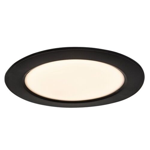 Rábalux , 71226 , Shaun2 , Ráépíthető és Beépíthető lámpa , fekete , IP20 , 3000K , 12W