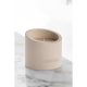 Bézs Amber Essence gyertya, 100% beton, 8,5 cm