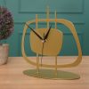 Elegáns arany dekoratív óra, 21 cm, csendes mechanizmus