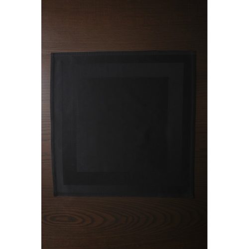 100% pamut fekete szalvéta, 50 x 50 cm | Elegáns és tartós