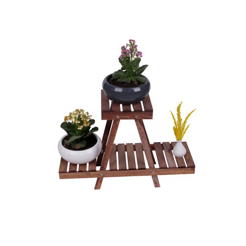 Elegáns diófa Jardiniere, 50x70x24 cm, különleges kivitel