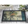 Tartós PVC lábtörlő, 45 x 70 cm | 50% nem szőtt filc