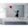 Lány Balloon Canvas Art by Banksy, 70x100 cm