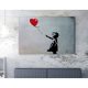 Lány Balloon Canvas Art by Banksy, 70x100 cm