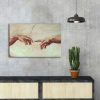 Michelangelo Canvas Art, 45x70 cm, Velúr, Fa keret