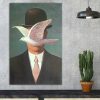 Férfi kalapban Canvas Art, 45x70 cm, Velúr