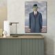 René Magritte "Az ember fia" vászonkép, 70x100 cm