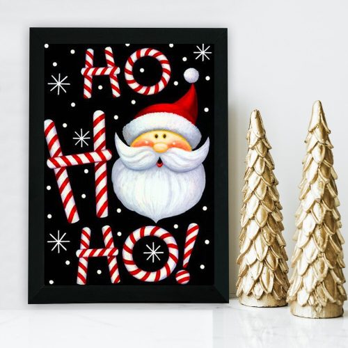 Keretes MDF fali művészet, 24x29 cm, antibakteriális, UV nyomat