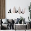 Kézzel készített fém faltartozék, 117 x 52 cm | 100% fém, egyedi design