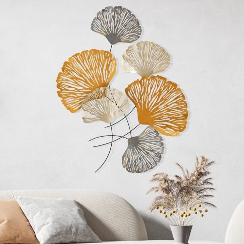 Kézzel festett fém falfestmény, 75 x 5 x 100 cm | 100% fém