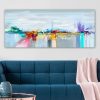 Elegáns vászonfestmény, 50 x 120 cm, fakeret