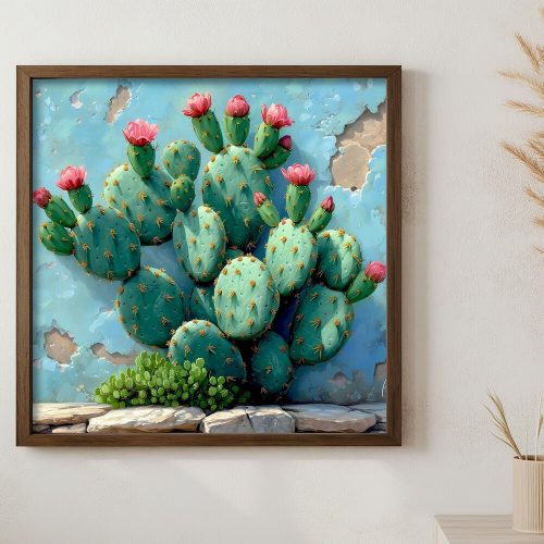 Keretes MDF Díszfestés, 50x50 cm, Luc keret