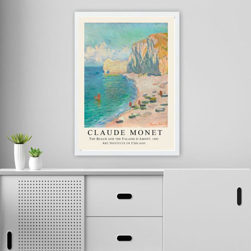 Elegáns keretes festmény, 55x75 cm, 100% fa keret