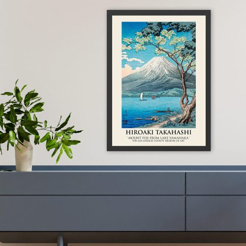 Elegáns keretes festmény, 55x75 cm, 100% fa keret