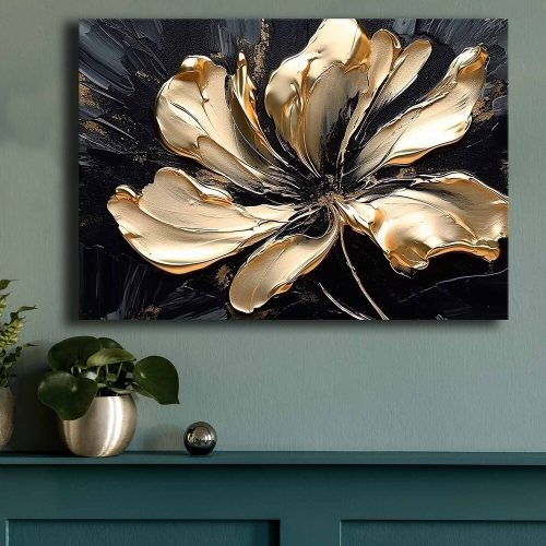 Elegáns vászonfestmény, 70x100 cm, fenyőkeret, 100% vászon