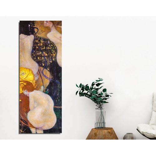 Gustav Klimt Dekoratív vászonfestmény, 30x80 cm