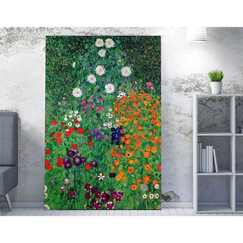Gustav Klimt vászonfestmény, 70x100 cm, keretezett mű