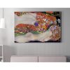 Gustav Klimt vászonfestmény, 70x100 cm, keretezett mű