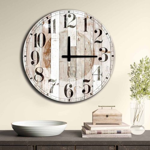 Elegáns 50 cm MDF falióra, 100% MDF, 5 mm vastag