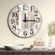 Elegáns 50 cm MDF falióra, 100% MDF, 5 mm vastag
