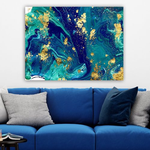Elegáns vászonfestmény, 70x100 cm, 100% fa keret