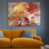 Elegáns vászonfestmény, 70x100 cm, 100% fa keret