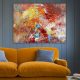 Elegáns vászonfestmény, 70x100 cm, 100% fa keret